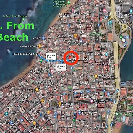 5 Minuti Dalla Moderno Loft Con Terrazzo Apartment Las Palmas de Gran Canaria